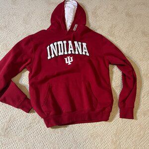 INDIANA HOOSIERS IU SWEATSHIRT HOODIE SIZE LARGE
